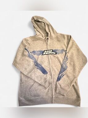NO FEAR GREY HOODIE**